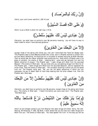 A compilation of the Abridged Tafsir Ibn Kathir Volumes 1 - 10  ( commentary of the meaning ) 