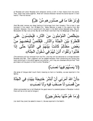 A compilation of the Abridged Tafsir Ibn Kathir Volumes 1 - 10  ( commentary of the meaning ) 