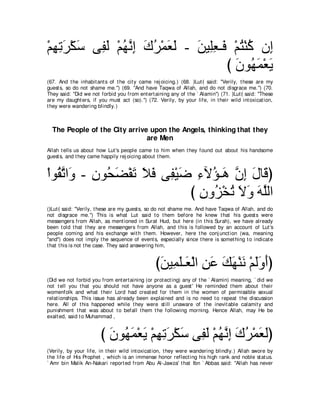 A compilation of the Abridged Tafsir Ibn Kathir Volumes 1 - 10  ( commentary of the meaning ) 