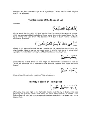 A compilation of the Abridged Tafsir Ibn Kathir Volumes 1 - 10  ( commentary of the meaning ) 