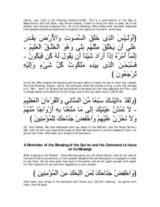 A compilation of the Abridged Tafsir Ibn Kathir Volumes 1 - 10  ( commentary of the meaning ) 