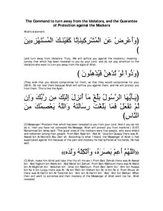 A compilation of the Abridged Tafsir Ibn Kathir Volumes 1 - 10  ( commentary of the meaning ) 