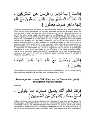 A compilation of the Abridged Tafsir Ibn Kathir Volumes 1 - 10  ( commentary of the meaning ) 