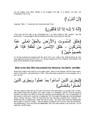 A compilation of the Abridged Tafsir Ibn Kathir Volumes 1 - 10  ( commentary of the meaning ) 