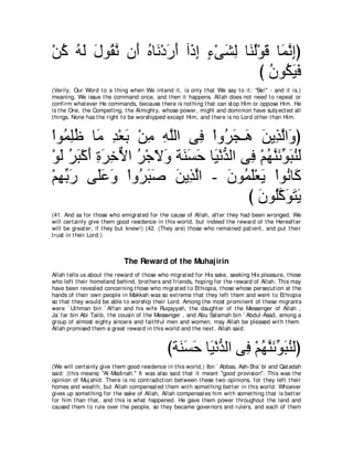 A compilation of the Abridged Tafsir Ibn Kathir Volumes 1 - 10  ( commentary of the meaning ) 