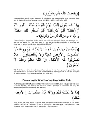 A compilation of the Abridged Tafsir Ibn Kathir Volumes 1 - 10  ( commentary of the meaning ) 