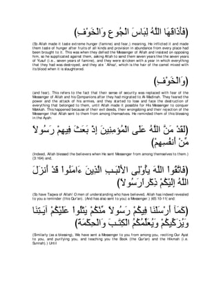 A compilation of the Abridged Tafsir Ibn Kathir Volumes 1 - 10  ( commentary of the meaning ) 