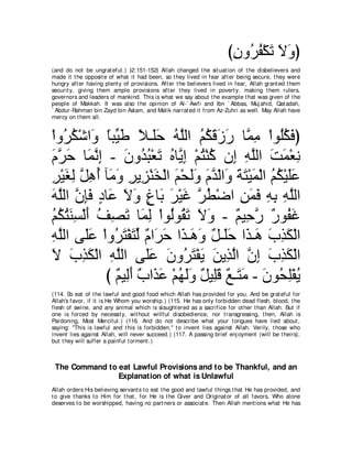 A compilation of the Abridged Tafsir Ibn Kathir Volumes 1 - 10  ( commentary of the meaning ) 