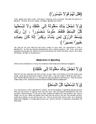 A compilation of the Abridged Tafsir Ibn Kathir Volumes 1 - 10  ( commentary of the meaning ) 