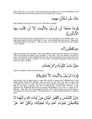 A compilation of the Abridged Tafsir Ibn Kathir Volumes 1 - 10  ( commentary of the meaning ) 