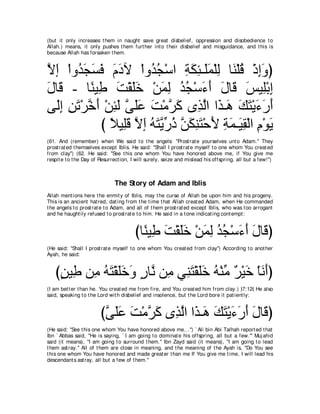 A compilation of the Abridged Tafsir Ibn Kathir Volumes 1 - 10  ( commentary of the meaning ) 