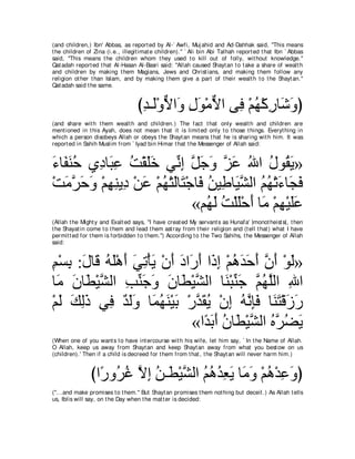 A compilation of the Abridged Tafsir Ibn Kathir Volumes 1 - 10  ( commentary of the meaning ) 