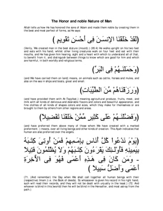 A compilation of the Abridged Tafsir Ibn Kathir Volumes 1 - 10  ( commentary of the meaning ) 