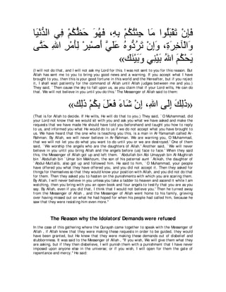 A compilation of the Abridged Tafsir Ibn Kathir Volumes 1 - 10  ( commentary of the meaning ) 