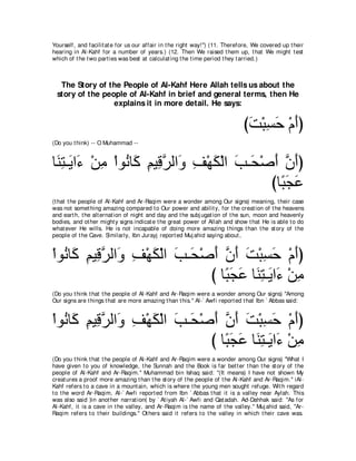 A compilation of the Abridged Tafsir Ibn Kathir Volumes 1 - 10  ( commentary of the meaning ) 