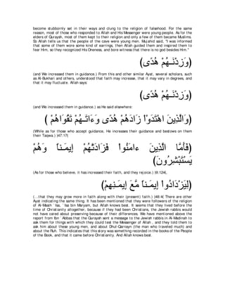 A compilation of the Abridged Tafsir Ibn Kathir Volumes 1 - 10  ( commentary of the meaning ) 