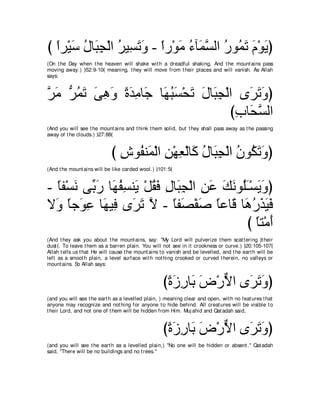 A compilation of the Abridged Tafsir Ibn Kathir Volumes 1 - 10  ( commentary of the meaning ) 