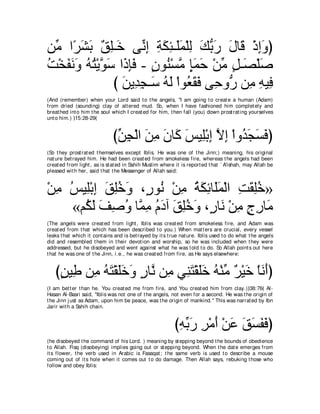 A compilation of the Abridged Tafsir Ibn Kathir Volumes 1 - 10  ( commentary of the meaning ) 