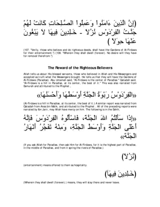 A compilation of the Abridged Tafsir Ibn Kathir Volumes 1 - 10  ( commentary of the meaning ) 