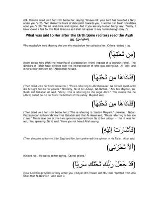 A compilation of the Abridged Tafsir Ibn Kathir Volumes 1 - 10  ( commentary of the meaning ) 