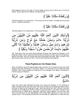 A compilation of the Abridged Tafsir Ibn Kathir Volumes 1 - 10  ( commentary of the meaning ) 