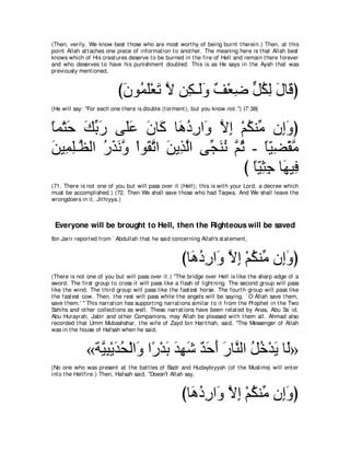 A compilation of the Abridged Tafsir Ibn Kathir Volumes 1 - 10  ( commentary of the meaning ) 