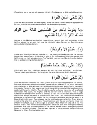 A compilation of the Abridged Tafsir Ibn Kathir Volumes 1 - 10  ( commentary of the meaning ) 