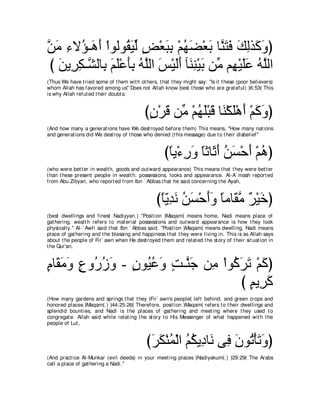 A compilation of the Abridged Tafsir Ibn Kathir Volumes 1 - 10  ( commentary of the meaning ) 