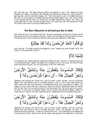 A compilation of the Abridged Tafsir Ibn Kathir Volumes 1 - 10  ( commentary of the meaning ) 