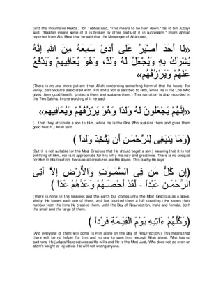 A compilation of the Abridged Tafsir Ibn Kathir Volumes 1 - 10  ( commentary of the meaning ) 