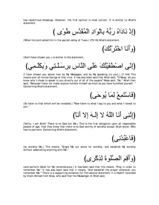 A compilation of the Abridged Tafsir Ibn Kathir Volumes 1 - 10  ( commentary of the meaning ) 