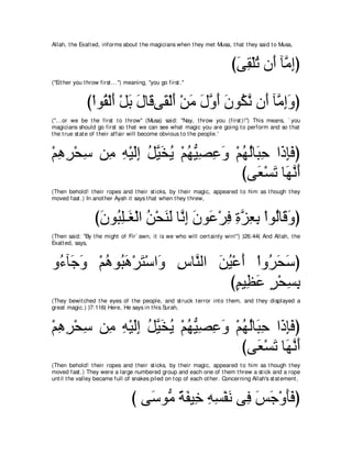 A compilation of the Abridged Tafsir Ibn Kathir Volumes 1 - 10  ( commentary of the meaning ) 