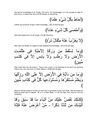 A compilation of the Abridged Tafsir Ibn Kathir Volumes 1 - 10  ( commentary of the meaning ) 