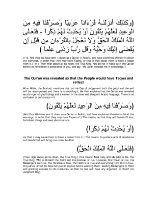 A compilation of the Abridged Tafsir Ibn Kathir Volumes 1 - 10  ( commentary of the meaning ) 