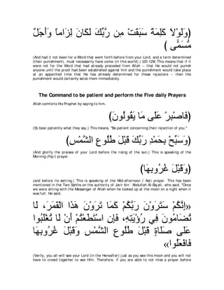 A compilation of the Abridged Tafsir Ibn Kathir Volumes 1 - 10  ( commentary of the meaning ) 