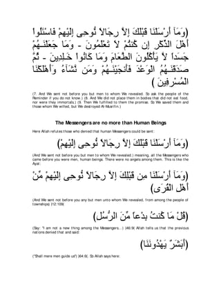 A compilation of the Abridged Tafsir Ibn Kathir Volumes 1 - 10  ( commentary of the meaning ) 