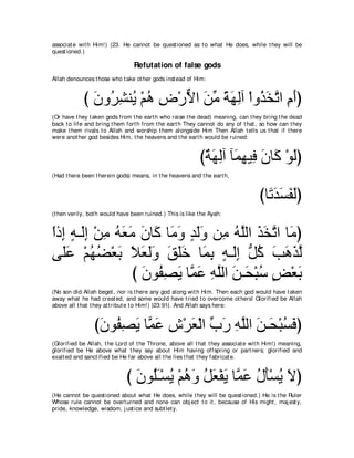 A compilation of the Abridged Tafsir Ibn Kathir Volumes 1 - 10  ( commentary of the meaning ) 