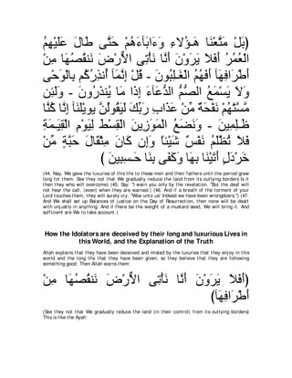 A compilation of the Abridged Tafsir Ibn Kathir Volumes 1 - 10  ( commentary of the meaning ) 