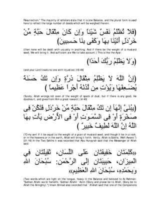 A compilation of the Abridged Tafsir Ibn Kathir Volumes 1 - 10  ( commentary of the meaning ) 