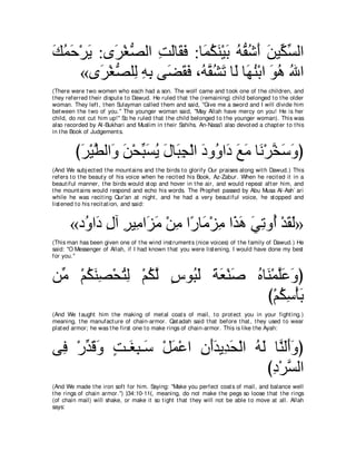 A compilation of the Abridged Tafsir Ibn Kathir Volumes 1 - 10  ( commentary of the meaning ) 