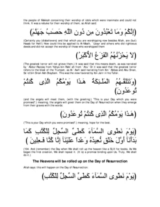 A compilation of the Abridged Tafsir Ibn Kathir Volumes 1 - 10  ( commentary of the meaning ) 