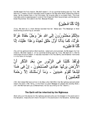 A compilation of the Abridged Tafsir Ibn Kathir Volumes 1 - 10  ( commentary of the meaning ) 