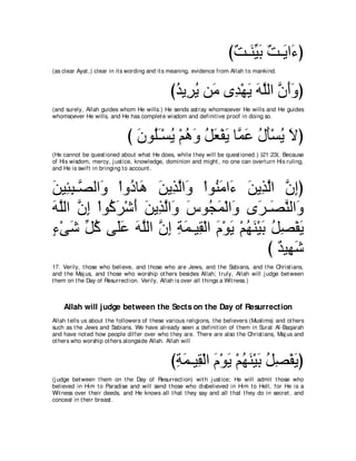 A compilation of the Abridged Tafsir Ibn Kathir Volumes 1 - 10  ( commentary of the meaning ) 