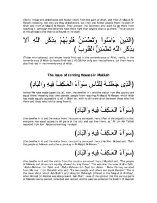 A compilation of the Abridged Tafsir Ibn Kathir Volumes 1 - 10  ( commentary of the meaning ) 