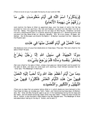 A compilation of the Abridged Tafsir Ibn Kathir Volumes 1 - 10  ( commentary of the meaning ) 