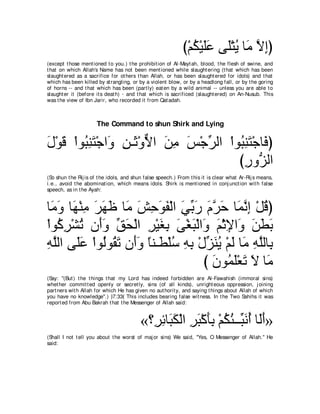 A compilation of the Abridged Tafsir Ibn Kathir Volumes 1 - 10  ( commentary of the meaning ) 