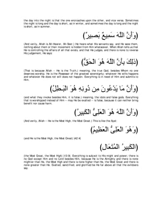 A compilation of the Abridged Tafsir Ibn Kathir Volumes 1 - 10  ( commentary of the meaning ) 