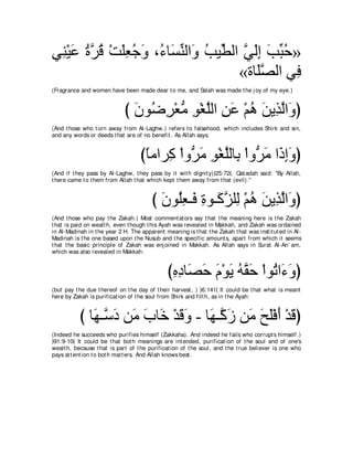 A compilation of the Abridged Tafsir Ibn Kathir Volumes 1 - 10  ( commentary of the meaning ) 