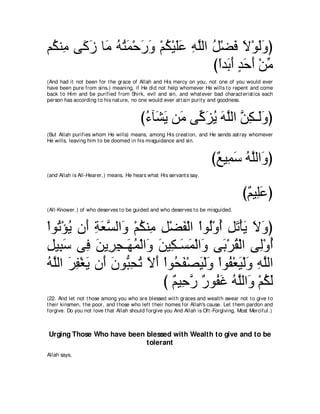 A compilation of the Abridged Tafsir Ibn Kathir Volumes 1 - 10  ( commentary of the meaning ) 