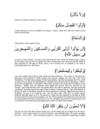 A compilation of the Abridged Tafsir Ibn Kathir Volumes 1 - 10  ( commentary of the meaning ) 
